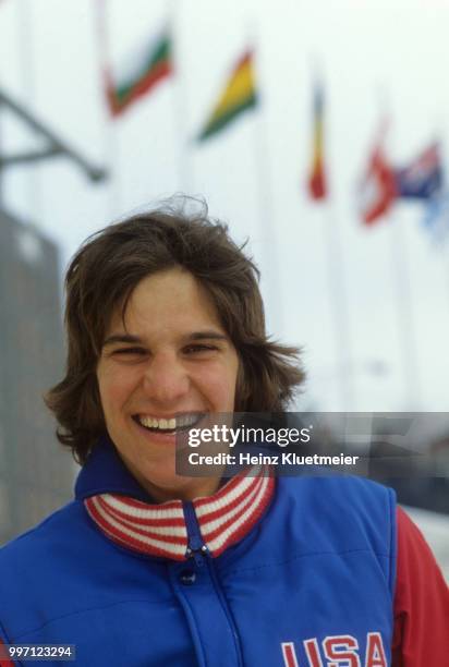 Winter Olympics: Closeup portrait of USA Eric Heiden posing at Sheffield Oval. Lake Placid, NY 2/14/1980 -- 2/23/1980 CREDIT: Heinz Kluetmeier