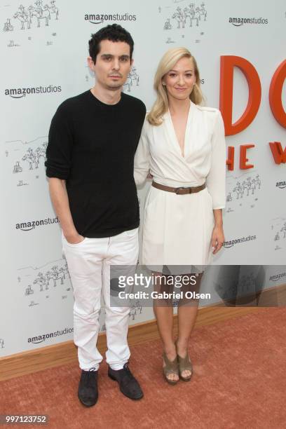 Damien Chazelle and Olivia Hamilton arrive to the Amazon Studios premiere of "Don't Worry, He Wont Get Far On Foot" at ArcLight Hollywood on July 11,...