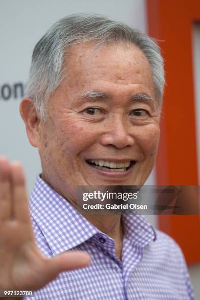 George Takei arrives to the Amazon Studios premiere of "Don't Worry, He Wont Get Far On Foot" at ArcLight Hollywood on July 11, 2018 in Hollywood,...