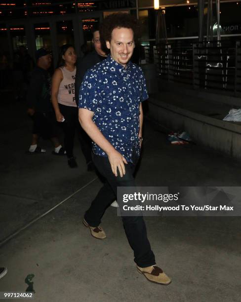 Josh Sussman is seen on July 11, 2018 in Los Angeles, California.