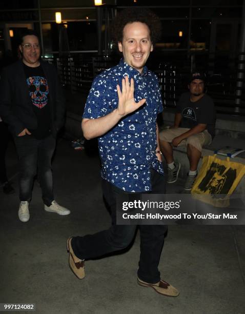 Josh Sussman is seen on July 11, 2018 in Los Angeles, California.