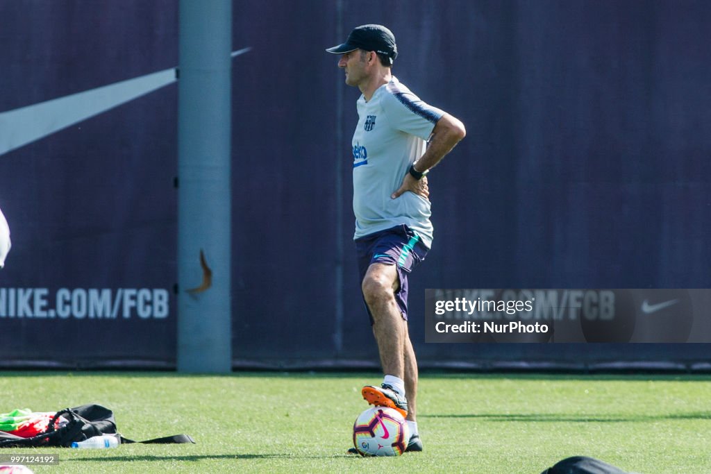 FC Barcelona First Training Session