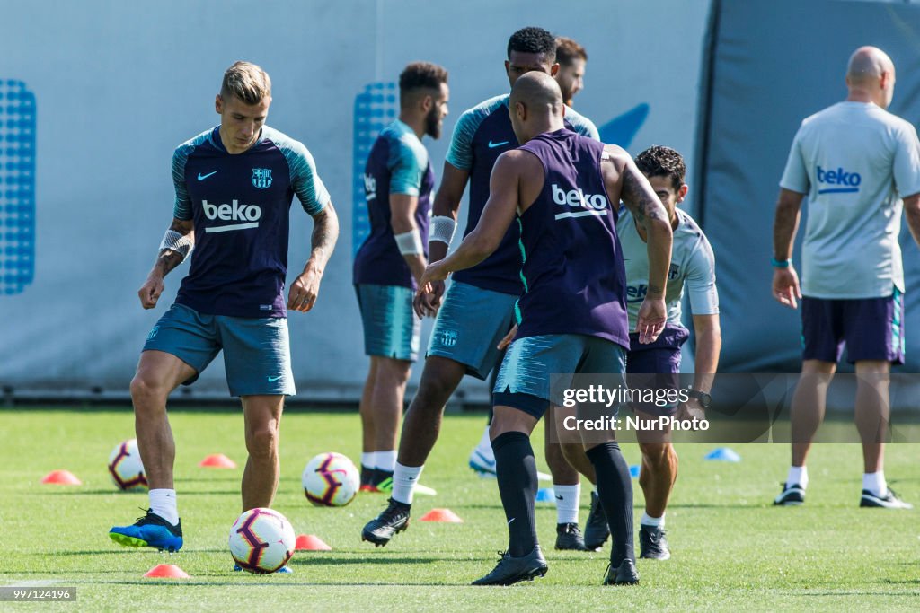FC Barcelona First Training Session