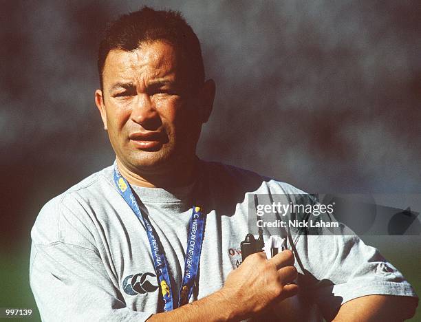 Eddie Jones coach of Australia A during Australia A's training session at Northpower Stadium, Gosford, Australia. DIGITAL IMAGE Mandatory Credit:...