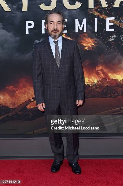 Steve Jablonsky attends the 'Skyscraper' New York Premiere at AMC Loews Lincoln Square on July 10, 2018 in New York City.