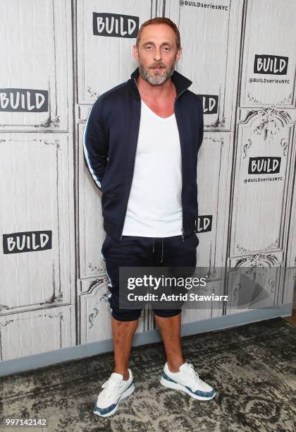 Actor Roland Moller visits Build studio on July 12, 2018 in New York City.