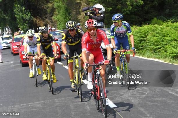 Fabien Grellier of France and Team Direct Energie / Damien Gaudin of France and Team Direct Energie / Anthony Turgis of France and Team Cofidis /...