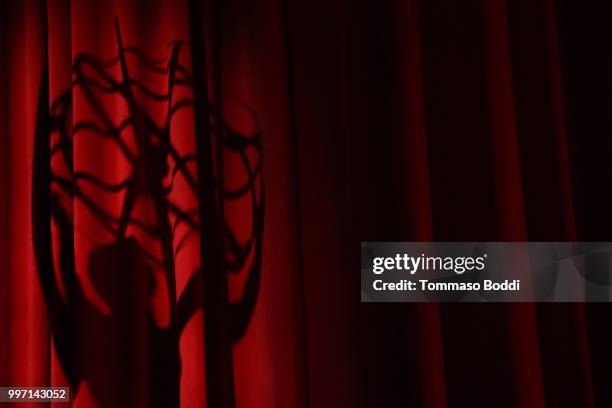 General view of the atmosphere during the 70th Emmy Awards Nominations Announcement at Saban Media Center on July 12, 2018 in North Hollywood,...