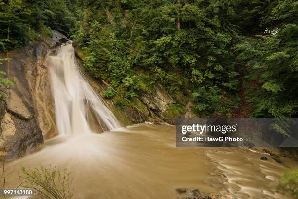 starzlach wasserfall - wasserfall stock pictures, royalty-free photos & images