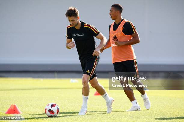 Adnan Januzaj midfielder of Belgium during a training session as part of the preparation prior to the FIFA 2018 World Cup Russia Play-off for third...