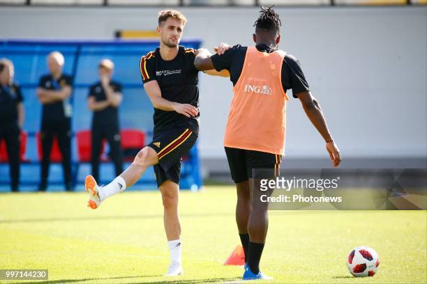 Adnan Januzaj midfielder of Belgium during a training session as part of the preparation prior to the FIFA 2018 World Cup Russia Play-off for third...