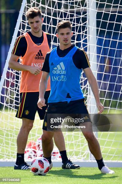 Leander Dendoncker midfielder of Belgium pictured during a training session as part of the preparation prior to the FIFA 2018 World Cup Russia...