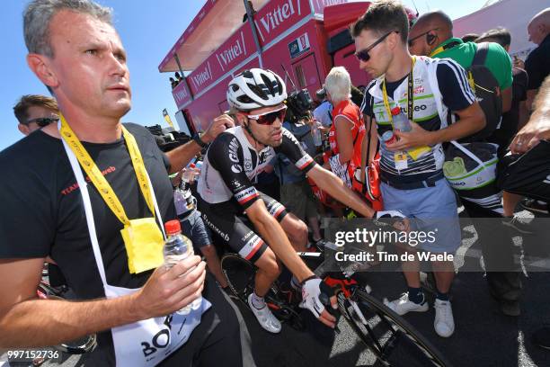 Arrival / Tom Dumoulin of The Netherlands and Team Sunweb / Disappointment / during 105th Tour de France 2018, Stage 6 a 181km stage from Brest to...