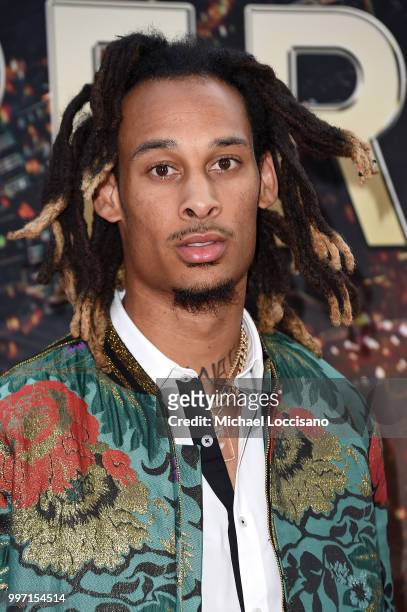 Robby Anderson attends the 'Skyscraper' New York Premiere at AMC Loews Lincoln Square on July 10, 2018 in New York City.