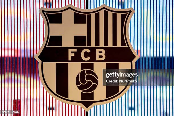 Brazilian midfield Arthur Henrique Ramons de Oliveira Melo is presented as new FC Barcelona's player at Camp Nou staium on Barcelona, Catalonia,...