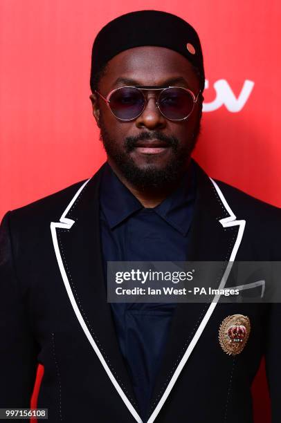 Will.i.am attending a photocall to launch The Voice Kids, at Madame Tussauds in London.