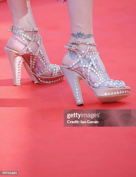 Actress Delphine Chaneac attends "Biutiful" Premiere at the Palais des Festivals during the 63rd Annual Cannes Film Festival on May 17, 2010 in...