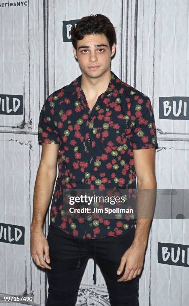 Actor Noah Centineo attends the Build Series to discuss "Sierra Burgess is a Loser" and "To All The Boys I've Loved Before" at Build Studio on July...