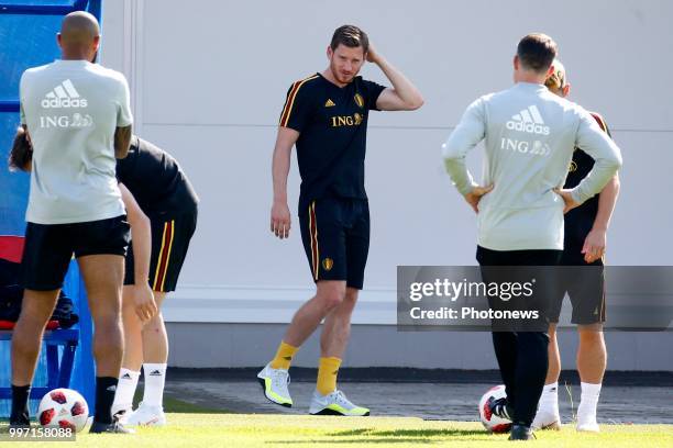 Jan Vertonghen defender of Belgium during a training session as part of the preparation prior to the FIFA 2018 World Cup Russia Play-off for third...