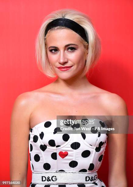 Pixie Lott attending a photocall to launch The Voice Kids, at Madame Tussauds in London.