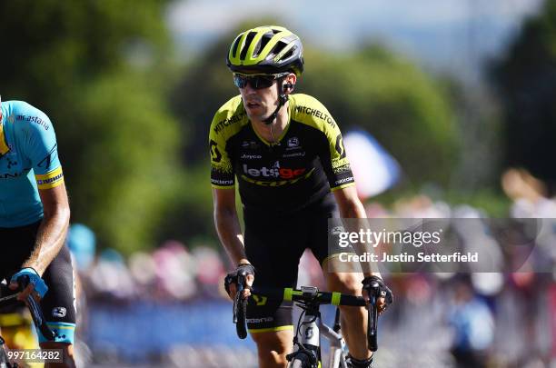 Arrival / Mikel Nieve of Spain and Team Mitchelton-Scott / during 105th Tour de France 2018, Stage 6 a 181km stage from Brest to Mur-de-Bretagne...