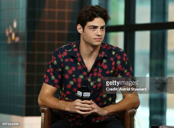 Actor Noah Centineo visits Build studio on July 12, 2018 in New York City.