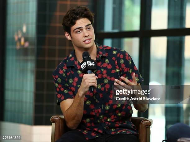 Actor Noah Centineo visits Build studio on July 12, 2018 in New York City.