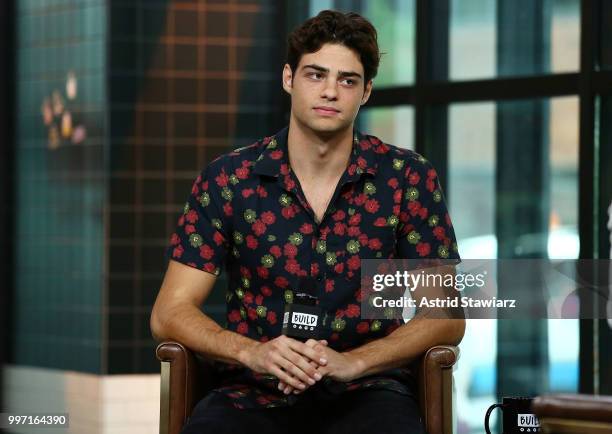 Actor Noah Centineo visits Build studio on July 12, 2018 in New York City.