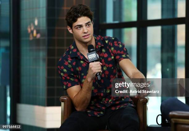 Actor Noah Centineo visits Build studio on July 12, 2018 in New York City.