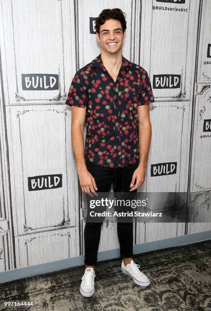 Actor Noah Centineo visits Build studio on July 12, 2018 in New York City.