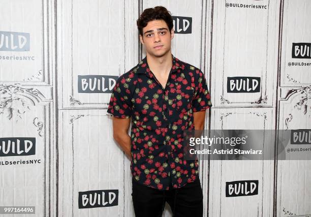 Actor Noah Centineo visits Build studio on July 12, 2018 in New York City.