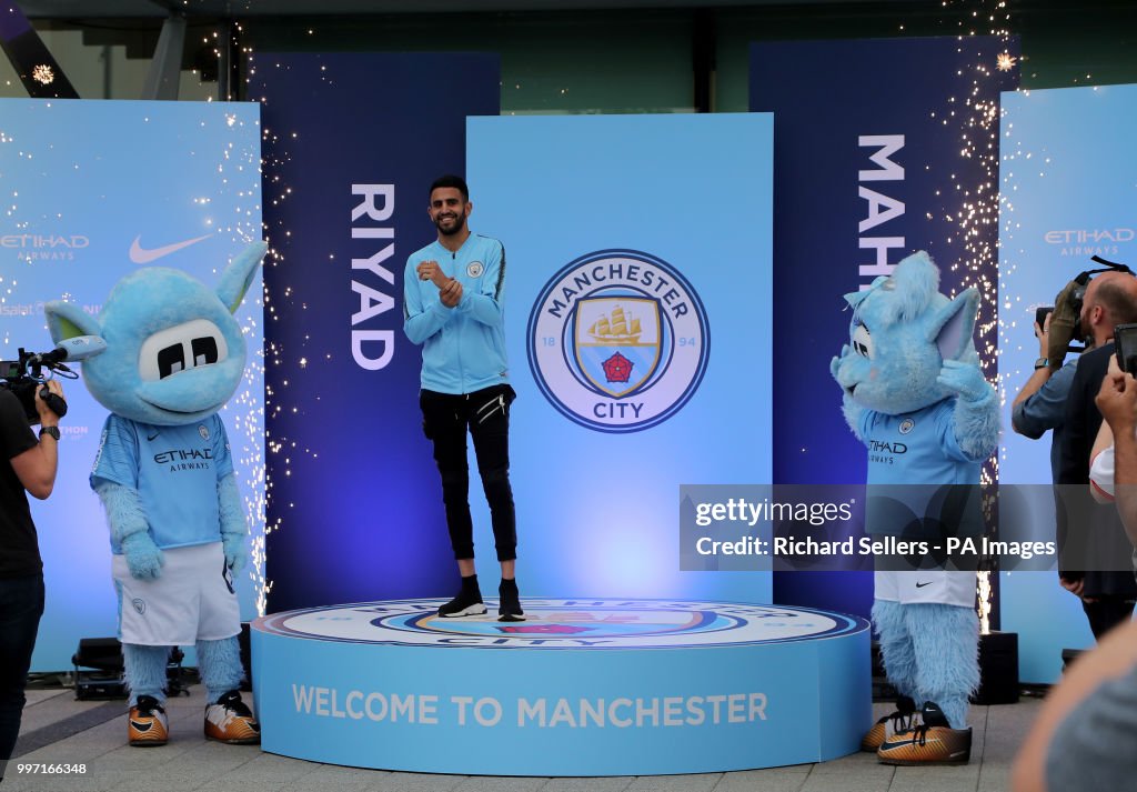 Riyad Mahrez Unveiling