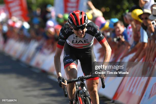 Arrival / Sprint / Daniel Martin of Ireland and UAE Team Emirates / Celebration / during 105th Tour de France 2018, Stage 6 a 181km stage from Brest...