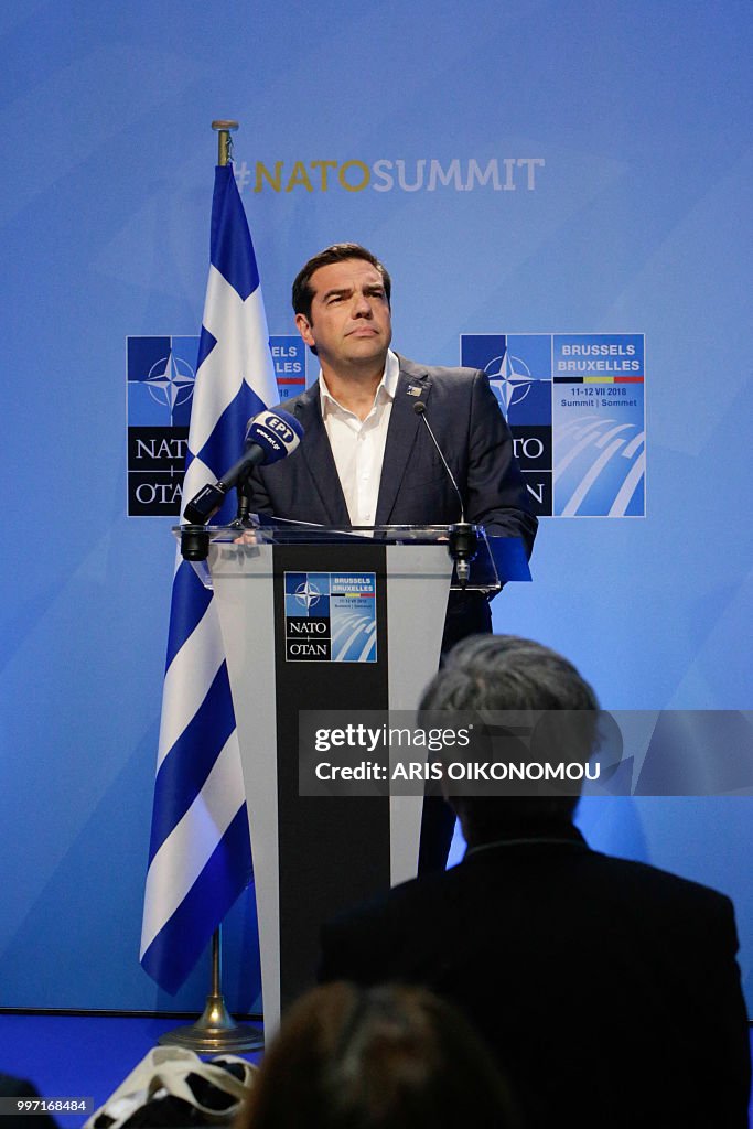 BELGIUM-NATO-DEFENCE-POLITICS-SUMMIT-GREECE