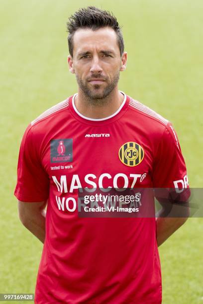 Tom Muyters during the team presentation of Roda jc on July 12, 2018 at the Parkstad Limburg stadium in Kerkrade, The Netherlands.