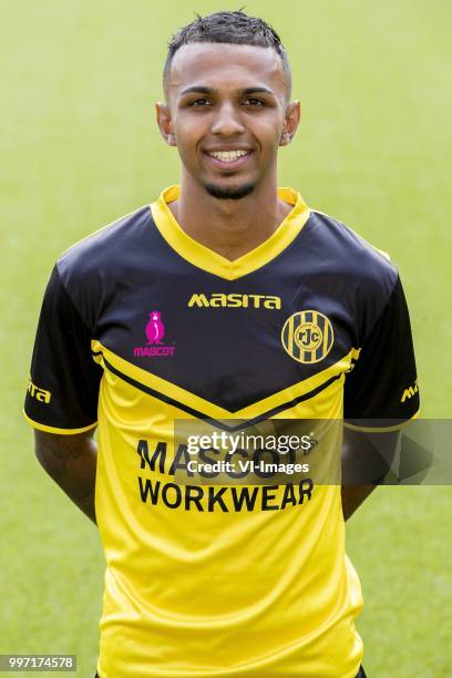 Nicky Souren during the team presentation of Roda jc on July 12, 2018 at the Parkstad Limburg stadium in Kerkrade, The Netherlands.