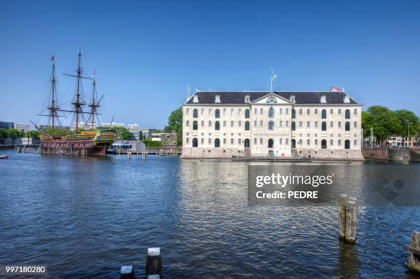 amsterdam maritime museum - maritime museum stock pictures, royalty-free photos & images