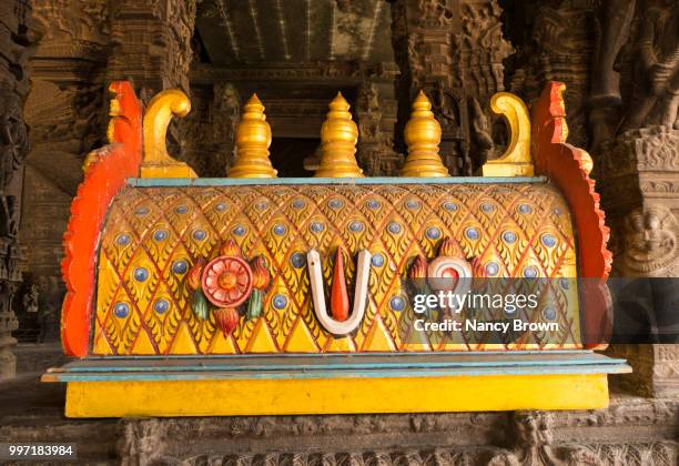 in varadaraja perumal temple india - circa 10th century bildbanksfoton och bilder