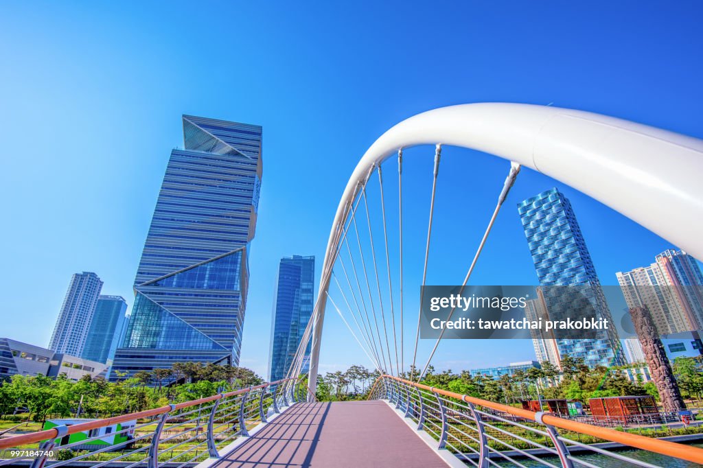 INCHEON, SOUTH KOREA - MAY 20 : Songdo Central Park is the green