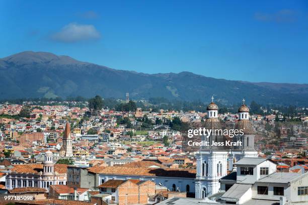 cuenca, ecuador cityscape - cuenca stock pictures, royalty-free photos & images
