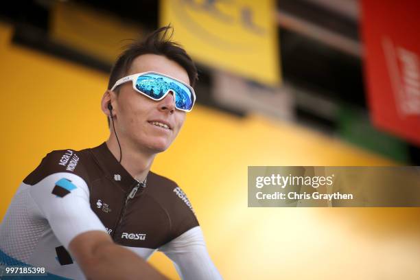 Start / Romain Bardet of France and Team AG2R La Mondiale / during 105th Tour de France 2018, Stage 6 a 181km stage from Brest to Mur-de-Bretagne...