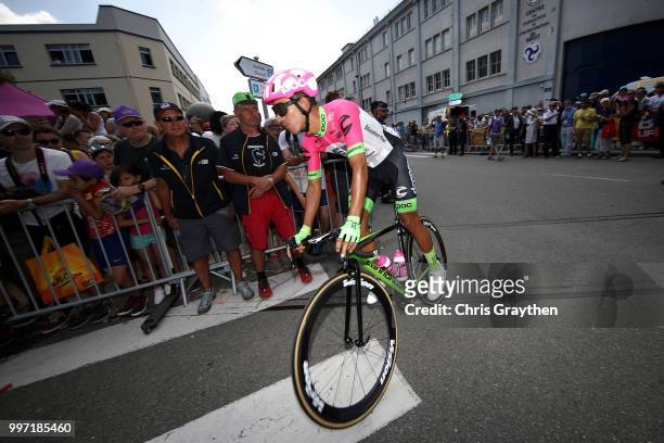 Start / Pierre Rolland of France and Team EF Education First - Drapac P/B Cannondale / during 105th Tour de France 2018, Stage 6 a 181km stage from...