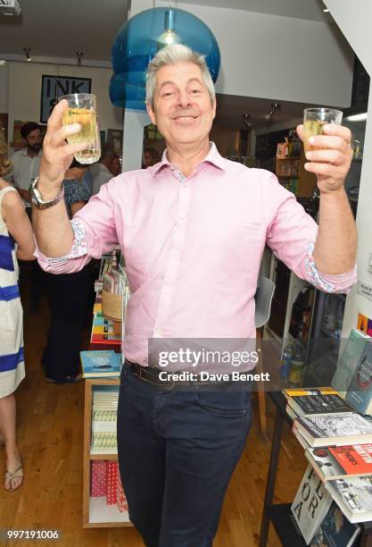 Justin Webb attends the launch of new book "Ctrl Alt Delete" by Tom Baldwin at Ink 84 on July 12, 2018 in London, England.