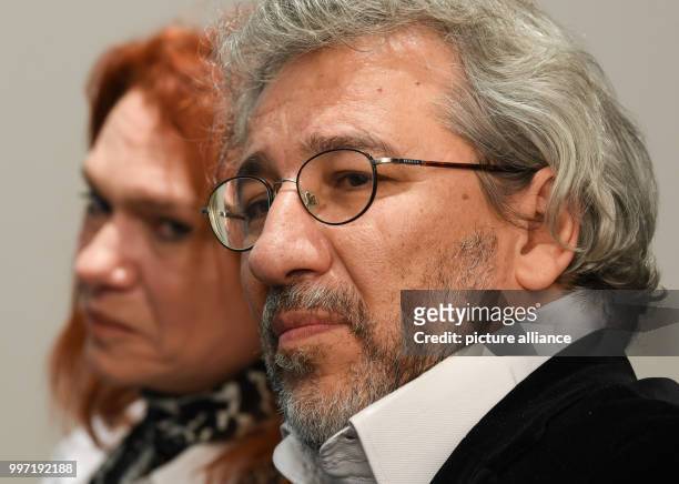 Turkish journalist and former editor-in-chief of the opposition newspaper "Cumhuriyet" currently living in exile in Berlin , Can Dundar and Turkish...
