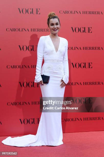 Nadia de Santiago attends Vogue 30th Anniversary Party at Casa Velazquez on July 12, 2018 in Madrid, Spain.