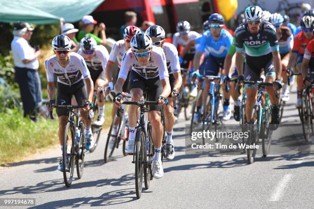 Luke Rowe of Great Britain and Team Sky / during 105th Tour de France 2018, Stage 6 a 181km stage from Brest to Mur-de-Bretagne Guerledan 293m / TDF...