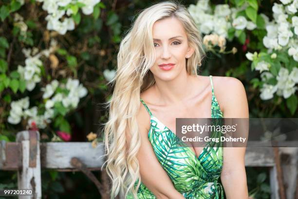 Model and Actress Amanda Paris attends the Giveback Day at The Artists Project on July 11, 2018 in Los Angeles, California.