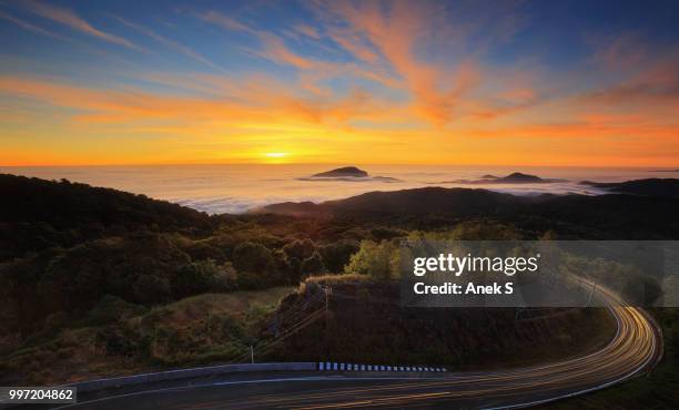 sunrise at doi inthanon - doi inthanon stock pictures, royalty-free photos & images