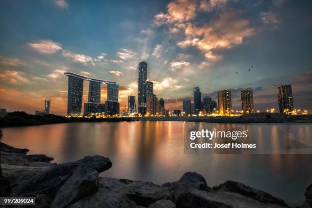 reem mangrove sunset - reem stock pictures, royalty-free photos & images