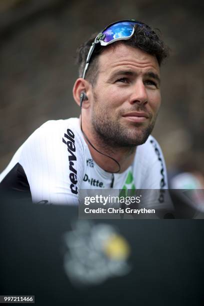 Start / Mark Cavendish of Great Britain and Team Dimension Data / during 105th Tour de France 2018, Stage 6 a 181km stage from Brest to...